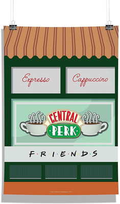 

Friends - Tv Series - Cafe Wall Poster Photographic Paper(18 inch X 12 inch, Rolled)