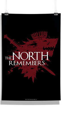 

Game Of Thrones - North Remembers Wall Poster Photographic Paper(18 inch X 12 inch, Rolled)