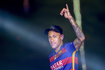 

KumkumArts Neymar Poster 12 x 18 Inch HD Quality Material Gloss Paper Paper Print(18 inch X 12 inch, Rolled)