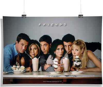 

Friends Tv Series Straw Wall Poster Photographic Paper(18 inch X 12 inch, Rolled)