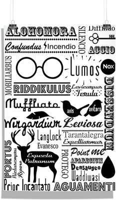 

Harry Potter- Doodle Wall Poster Photographic Paper(18 inch X 12 inch, Rolled)