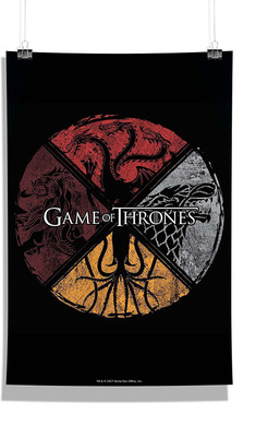 

Game Of Thrones -Circular Houses, Wall Poster Photographic Paper(18 inch X 12 inch, Rolled)