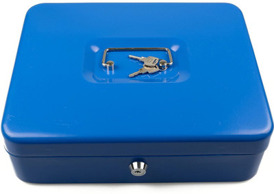 

Sukot Large Cash Locker Security Key Lock Cash Box Petty Cash Holder For Office Shop Locker Size - 10" Safe Locker(Key Lock)