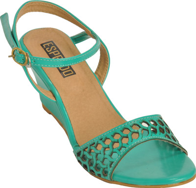 

ESPRADO Women Green Wedges