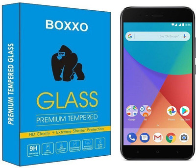 Boxxo Tempered Glass Guard for Mi A1(Pack of 1)