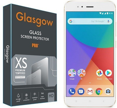 Glasgow Tempered Glass Guard for Mi A1(Pack of 1)