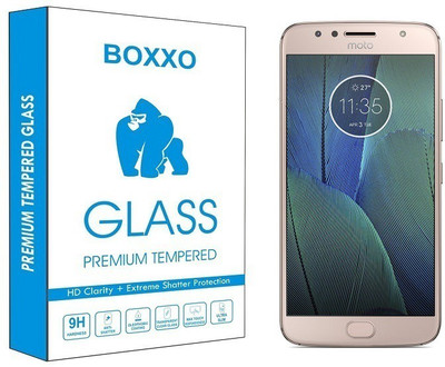 Boxxo Tempered Glass Guard for Motorola Moto G5s Plus(Pack of 1)