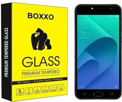 Boxxo Tempered Glass Guard for Asus Zenfone 4 Selfie ZB553KL(Pack of 1)