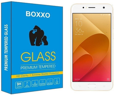 Boxxo Tempered Glass Guard for Asus Zenfone 4 Selfie ZB553KL(Pack of 1)