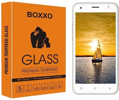 Boxxo Tempered Glass Guard for iVooMi Me5(Pack of 1)
