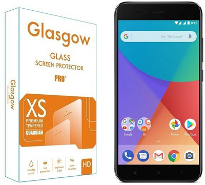 Glasgow Tempered Glass Guard for Mi A1(Pack of 1)