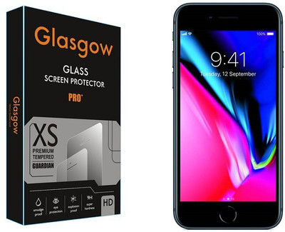 Glasgow Tempered Glass Guard for Apple iPhone 8(Pack of 1)