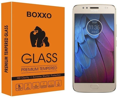 Boxxo Tempered Glass Guard for Motorola Moto G5s(Pack of 1)