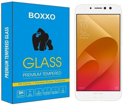 Boxxo Tempered Glass Guard for Asus Zenfone 4 Selfie Pro(Pack of 1)