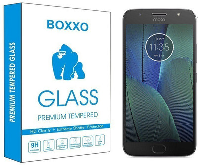 Boxxo Tempered Glass Guard for Motorola Moto G5s Plus(Pack of 1)