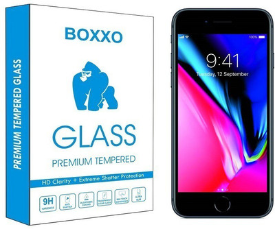Boxxo Tempered Glass Guard for Apple iPhone 8(Pack of 1)