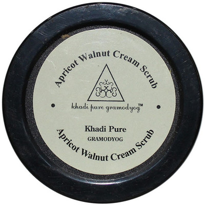 Khadi Pure Pure Herbal Apricot & Walnut Cream Scrub with Sheabutter Scrub(50 g)