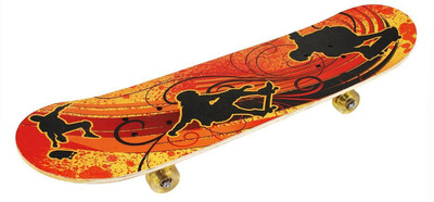 

Shrih Stylish Smooth Ride 8 inch x 31 inch Skateboard(Orange, Black, Pack of 1)