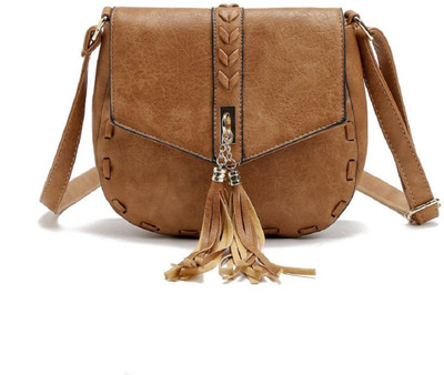 

Goatter Girls Formal Tan PU Sling Bag