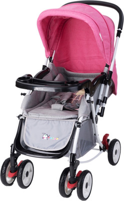

Toyhouse 2 in1 Rocking Stroller M2077 Pink Stroller Cum Rocker(3, Pink)