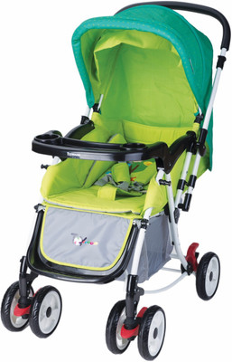 

Toyhouse 2 in1 Rocking Stroller M2077 Green Stroller Cum Rocker(3, Green)