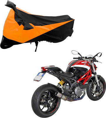 Purpleheart Two Wheeler Cover for Ducati(Monster 796 S2R, Black, Orange)