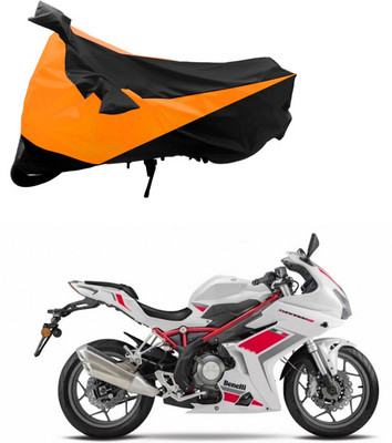 Purpleheart Two Wheeler Cover for DSK Benelli(TNT R, Black, Orange)