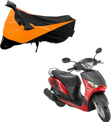 Purpleheart Two Wheeler Cover for Yamaha(Alpha, Black, Orange)