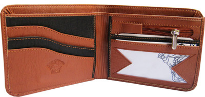 

Poland Men Tan Artificial Leather Wallet(6 Card Slots)