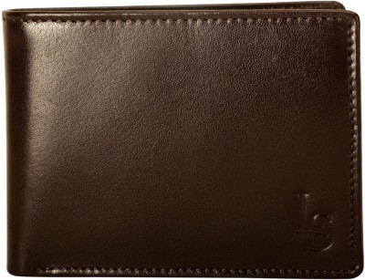 

LOUIS STITCH Men Casual Brown Genuine Leather Wallet(9 Card Slots)