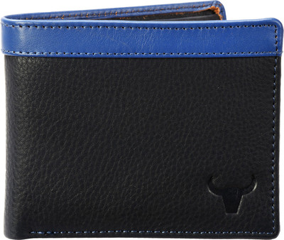 

Adams Men Black, Blue Genuine Leather Wallet(9 Card Slots)