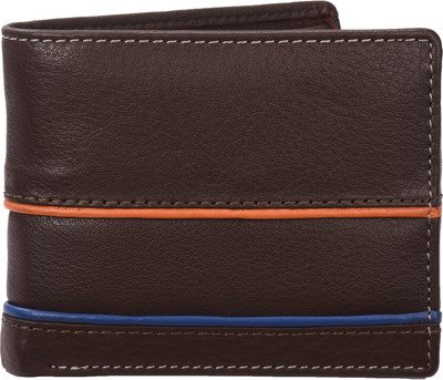 

Adams Men Brown, Orange Genuine Leather Wallet(9 Card Slots)