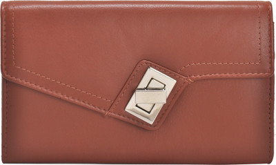 

VALENORE Women Brown Genuine Leather Wallet(4 Card Slots)