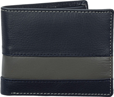 

Adams Men Black, Grey Genuine Leather Wallet(9 Card Slots)