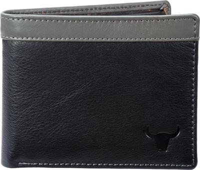 

Adams Men Black, Grey Genuine Leather Wallet(9 Card Slots)