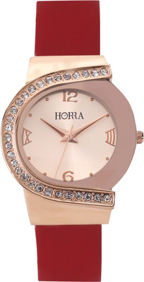 

Horra PB817FLRG11 Reina Series Rose Gold Dial Analog Watch - For Women