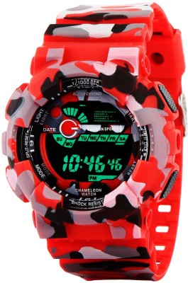 Addic Multicolor Dial Army Strap Digital sports Watch  - For Men   Watches  (Addic)
