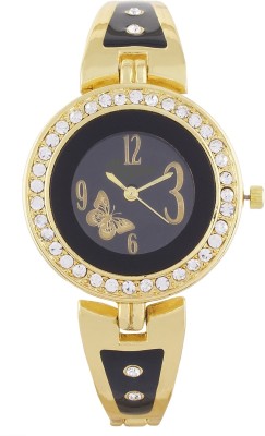 RAgmel Gold black new stylish 0001 Watch  - For Girls   Watches  (rAgMeL)