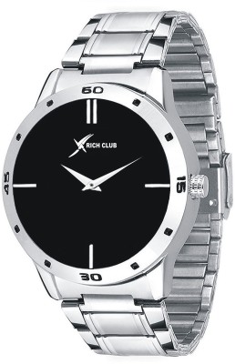 Rich Club RC-1577 Slim Look Stainless Steel Metallic Watch  - For Men   Watches  (Rich Club)