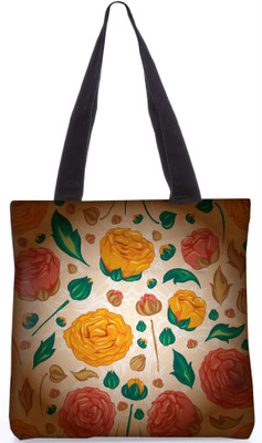 

Snoogg Indian Pattern Poly Canvas Fashion Handbag Shopping Shoulder Lunch Tote Bag For Women 22704 Shoulder Bag(Multicolor, 5 L)