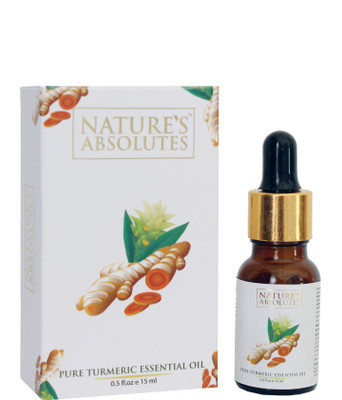 

Nature's Absolutes Turmeric Essential Oil For hair, skin and Aromatherapy(15 ml)