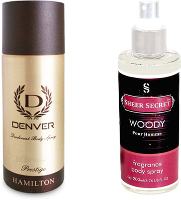 

Denver PRESTIGE with SHEER SECRET WOODY MEN(Set of 2)
