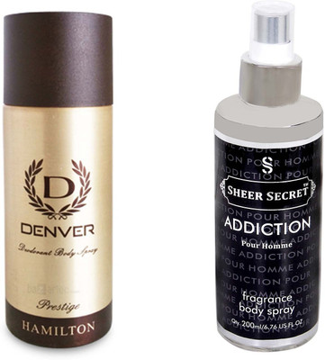 

Denver PRESTIGE with SHEER SECRET ADDICTION MEN(Set of 2)