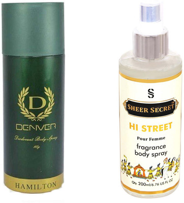 

Denver HAMILTON GREEN with SHEER SECRET HI STREET WOMEN(Set of 2)