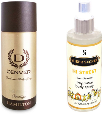 

Denver PRESTIGE with SHEER SECRET HI STREET WOMEN(Set of 2)