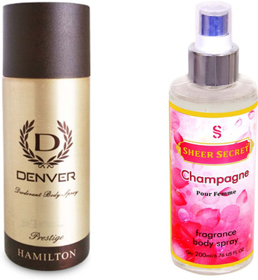 

Denver PRESTIGE with SHEER SECRET CHAMPAGNE WOMEN(Set of 2)