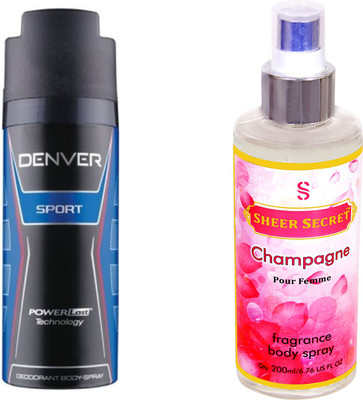 

Denver SPORT with SHEER SECRET CHAMPAGNE WOMEN(Set of 2)