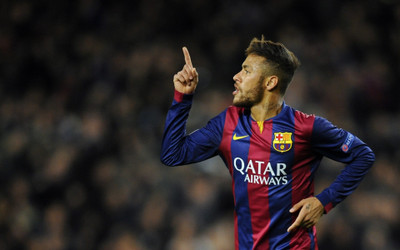 

KumkumArts Neymar Poster 12 x 18 Inch HD Quality Material Gloss Paper Paper Print(12 inch X 18 inch, Rolled)