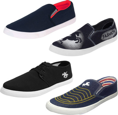 

CAMFOOT COMBO(C)-487+690+721+719 Loafers For Men(Multicolor