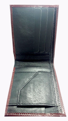

SHMPA Men Brown, Black Genuine Leather Wallet(3 Card Slots), Shmpa19810801_brown